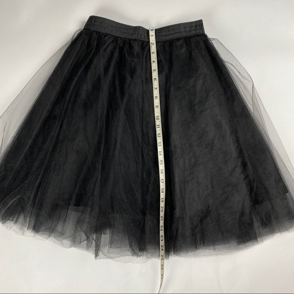 SOLD-Hues of Ego Custom-made Black Tulle Skirt - Picture 4 of 8